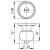 Ручка Ajax (Аякс) защелка DK682 AB-PS (6082 AB-P) (без фик.) бронза